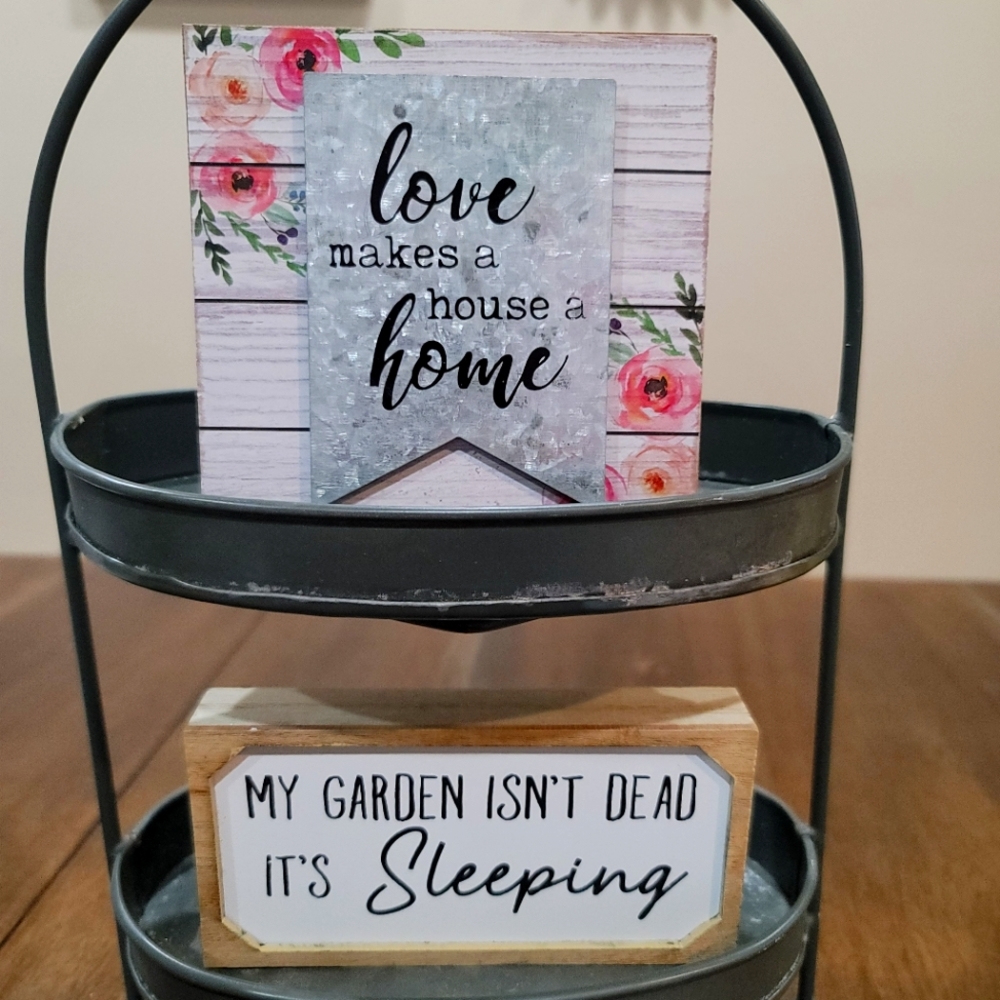 Wooden signs